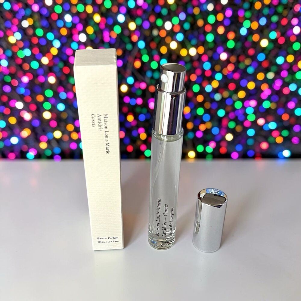 MAISON LOUIS MARIE Antidris Cassis, Travel Spray 10 ml 0.34 fl oz New In Box
